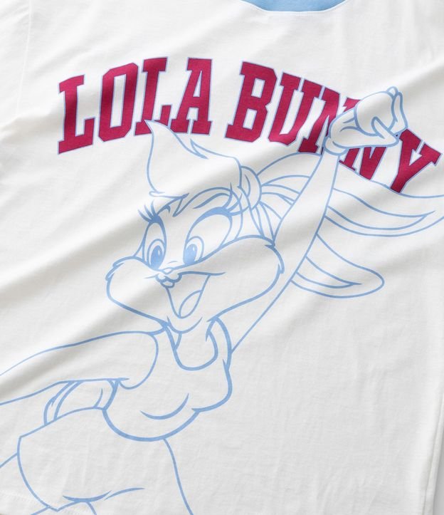 Remera Infantil College en Algodón Estampa Lola Bunny - Talle 7 a 16 años 6