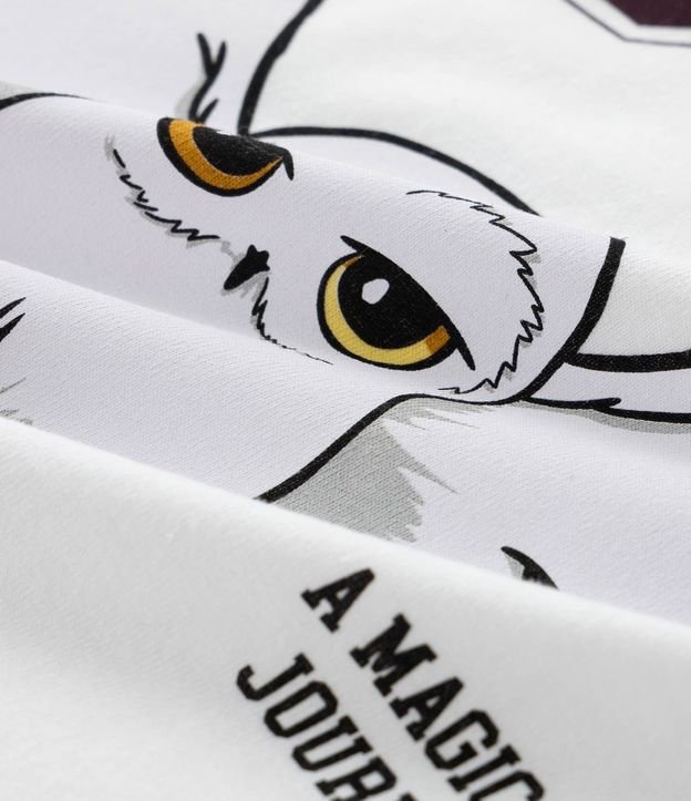 Remera Relaxed Infantil con Estampa de Búho Edwiges  – Talle 5 a 16 años