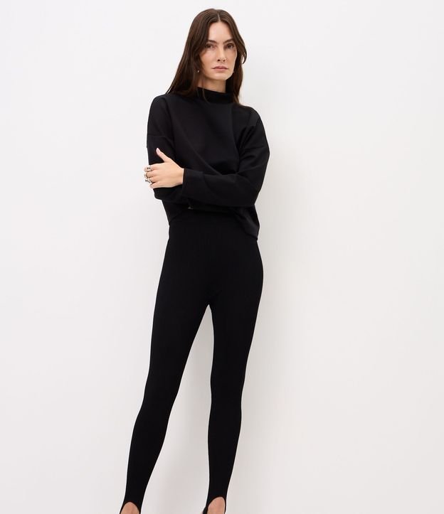 Pantalón Legging en Punto con Pie Cerrado 3