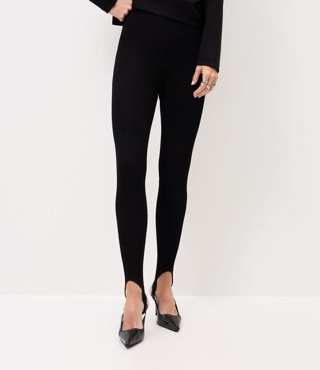 Pantalón Legging en Punto con Pie Cerrado 4