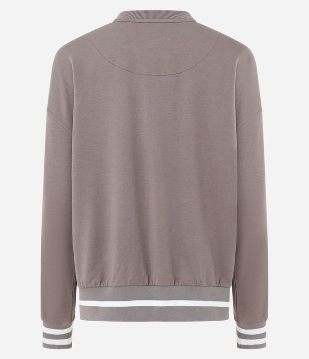 Buzo Oversized Deportivo en Algodón con Estampado Lettering 6