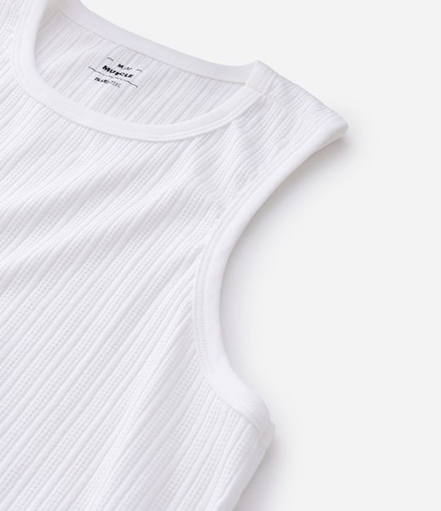 Musculosa Muscle Texturizado en Algodón 7