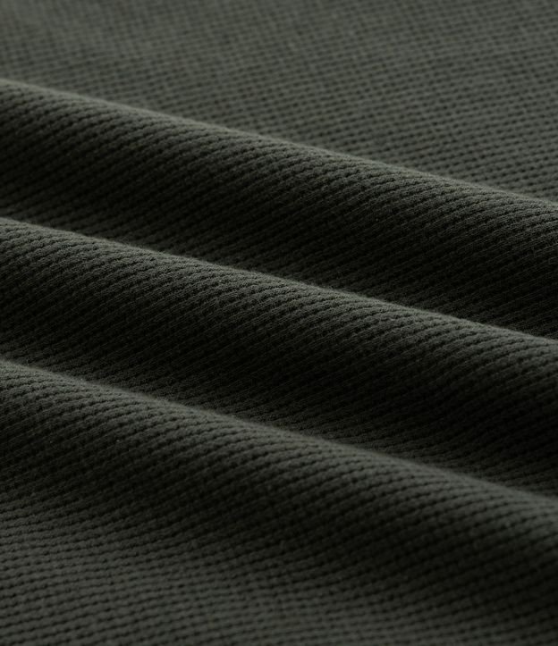 Remera Regular en Algodón con Textura 8