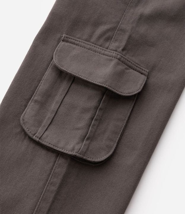 Pantalón Infantil Baggy en Sarga con Bolsillos Cargo - Talle 5 a 14 años 5