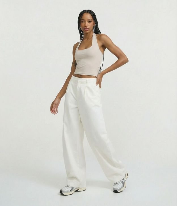 Blusa Frente Única en Microfibra Liso