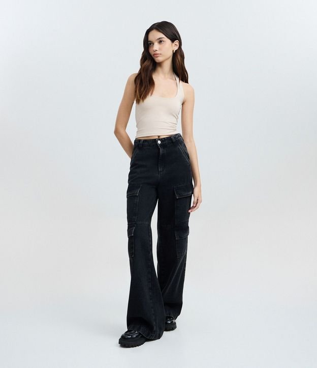 Blusa Frente Única en Microfibra Liso 3