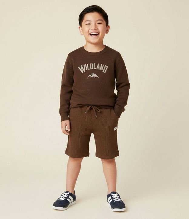 Saco Infantil con Lettering Bordado – Talle 5 a 14 años 1