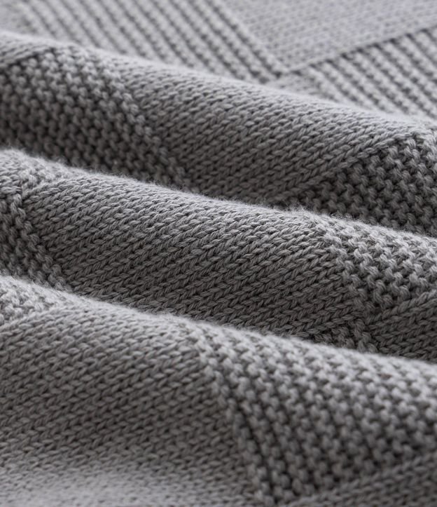 Saco Infantil en Efecto Punto Texturizado con Patch y Bordado – Talle 5 a 14 años 5