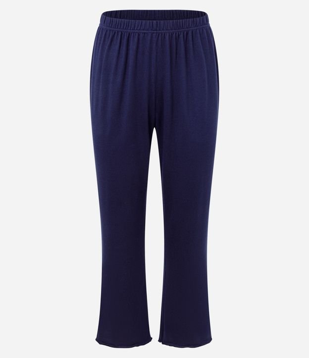 Pijama Larga en Punto Leve con Bordado 7