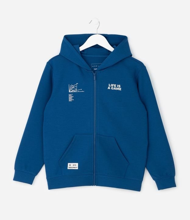 Saco Infantil en Algodón con Lettering Game Changer  – Talle 5 a 14 años 2