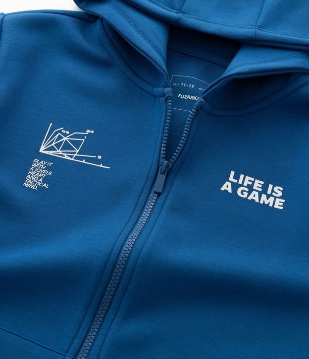 Saco Infantil en Algodón con Lettering Game Changer  – Talle 5 a 14 años 5