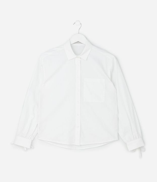 Camisa Infantil Relaxed con Moñitas en las Mangas – Talle 5 a 14 años 3