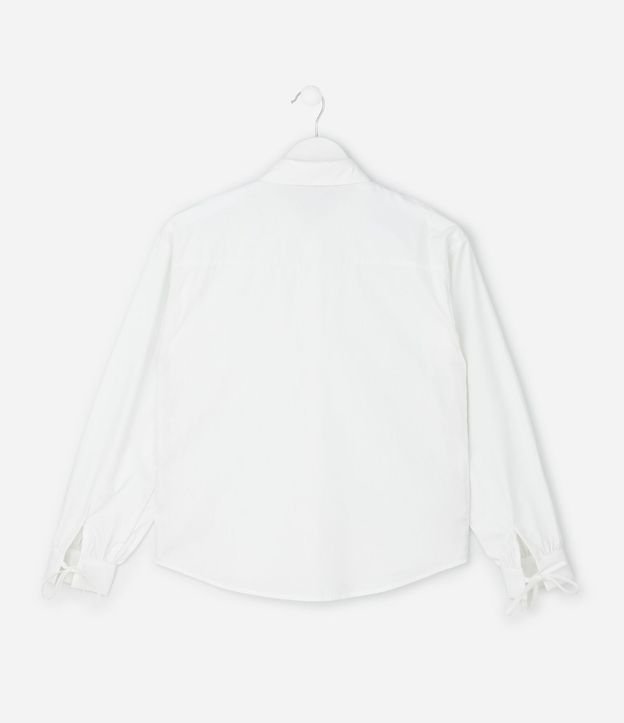Camisa Infantil Relaxed con Moñitas en las Mangas – Talle 5 a 14 años 4