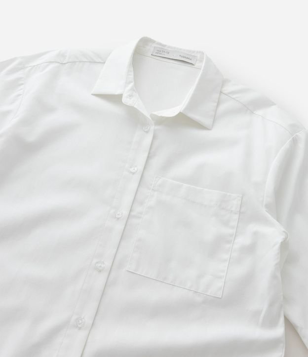 Camisa Infantil Relaxed con Moñitas en las Mangas – Talle 5 a 14 años 8