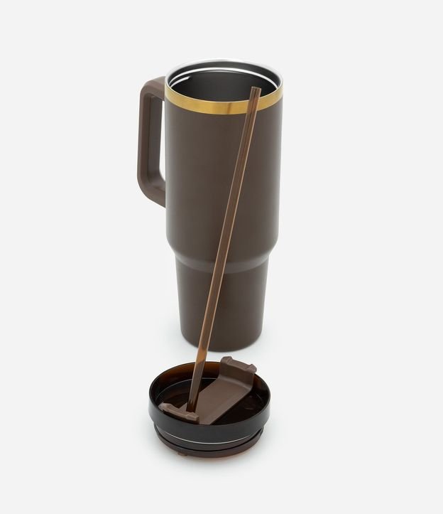 Vaso Térmico con Sorbete y Tapa con Sellado, 1,2 L 5