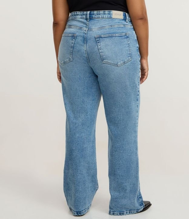 Pantalón Recto en Jeans con Elastano Curve & Plus Size 4
