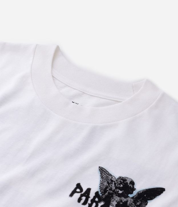 Remera Oversized en Algodón con Estampa Angel Paradise 7