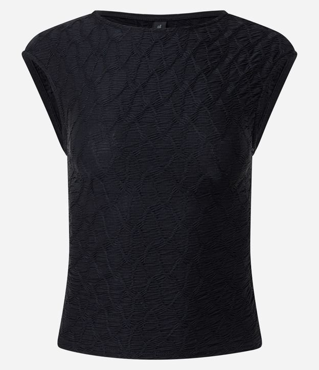 Blusa Sin Manga en Malla Texturizada con Espalda Abiertas 5