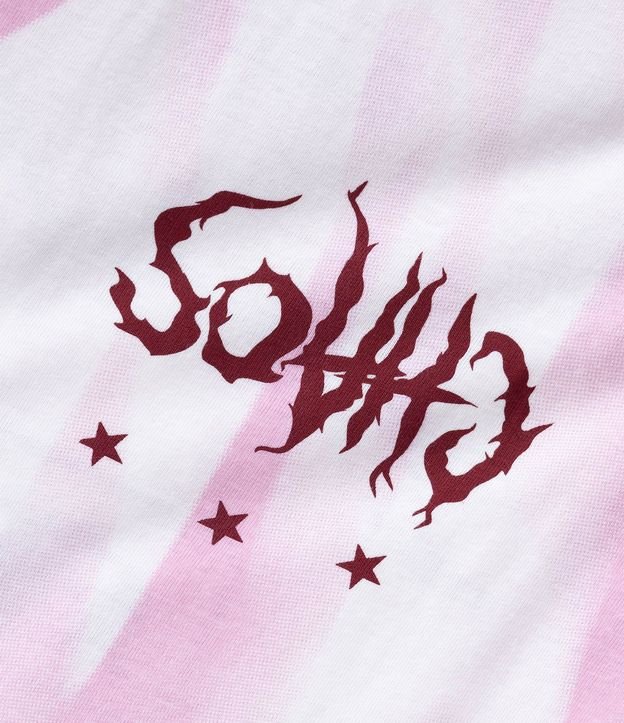Remera Oversized Sportcore en Algodón con Estampa Chaos 10