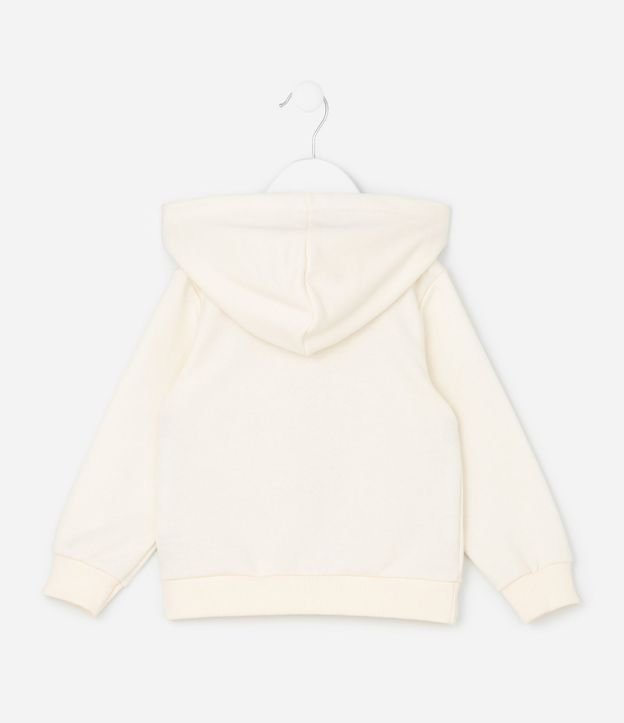 Campera Infantil en Algodón con Bordado de Flor - Talle 1 a 6 años 3