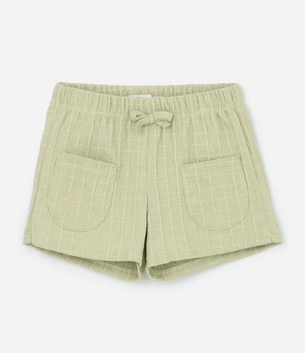 Conjunto Infantil Texturizado con Batita y Short con Bolsillos - Talle 1 a 6 Años 5