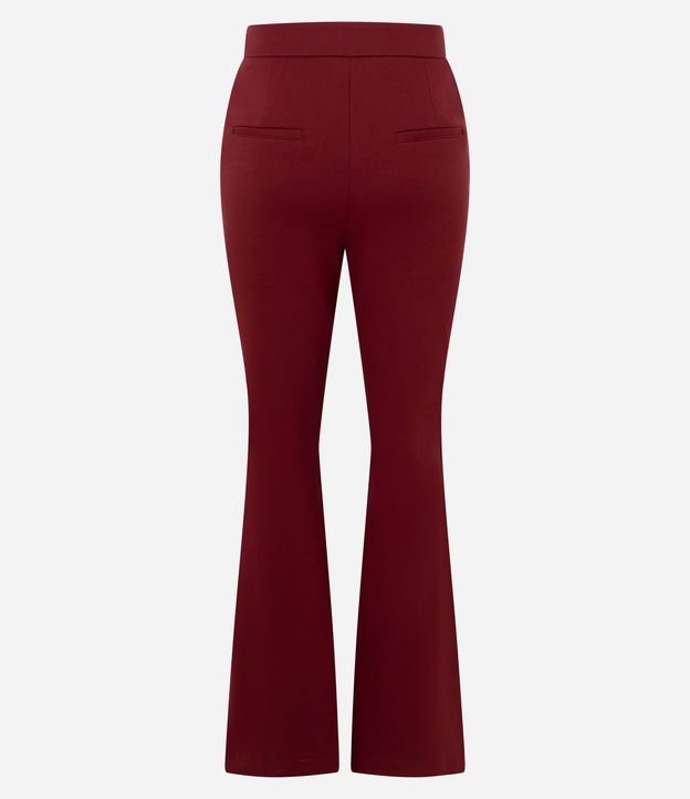 Pantalón Flare con Adorno Metálico en la Cintura 7