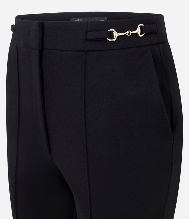 Pantalón Flare con Adorno Metálico en la Cintura 6