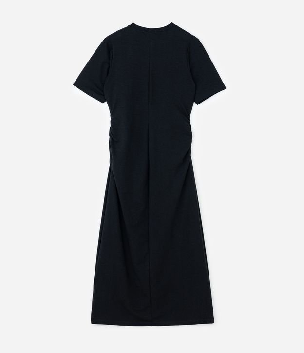 Vestido Midi en Cotton con Fruncido Lateral Curve & Plus Size 5