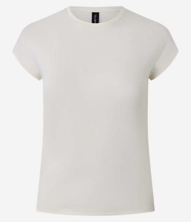 Blusa Básica en Rib con Hombro Caído 6