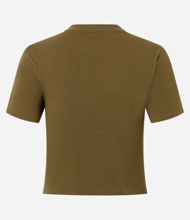 Blusa Regular en Cotton con Escote V 6