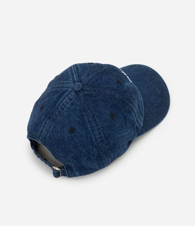 Gorra en Sarga con Aba Curva y Bordado Rio de Janeiro Brasil 3
