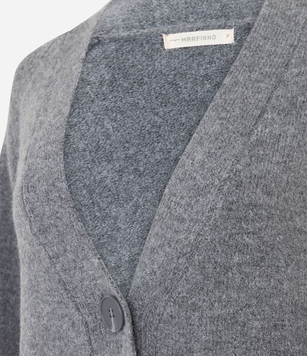 Cardigan en Punto con Botones Grandes 6