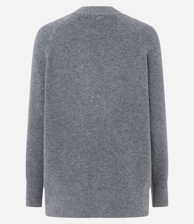 Cardigan en Punto con Botones Grandes 7