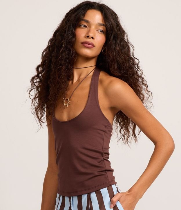 Blusa Frente Única en Punto Roma
