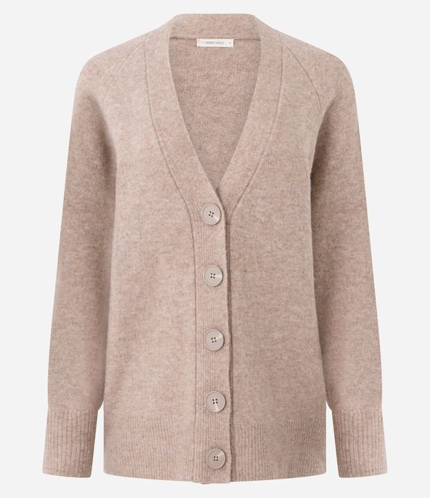 Cardigan en Punto con Botones Grandes 5