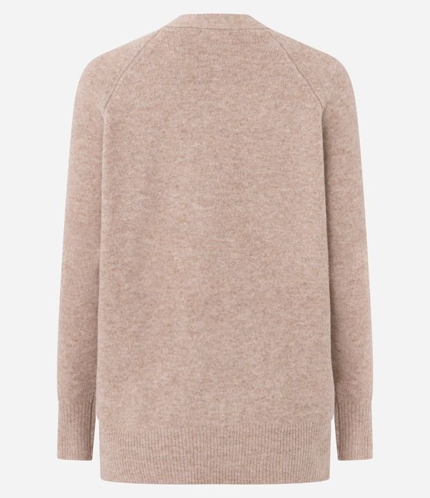 Cardigan en Punto con Botones Grandes 7