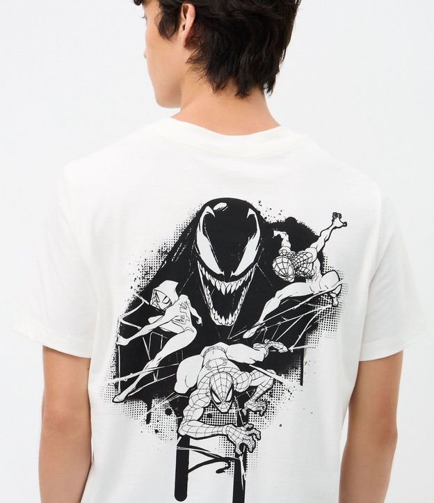 Remera Regular en Algodón con Estampa de Venom 3