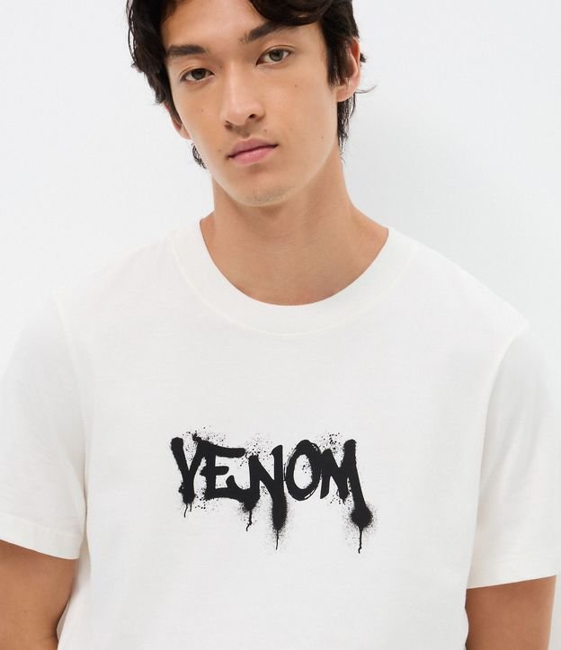 Remera Regular en Algodón con Estampa de Venom 4