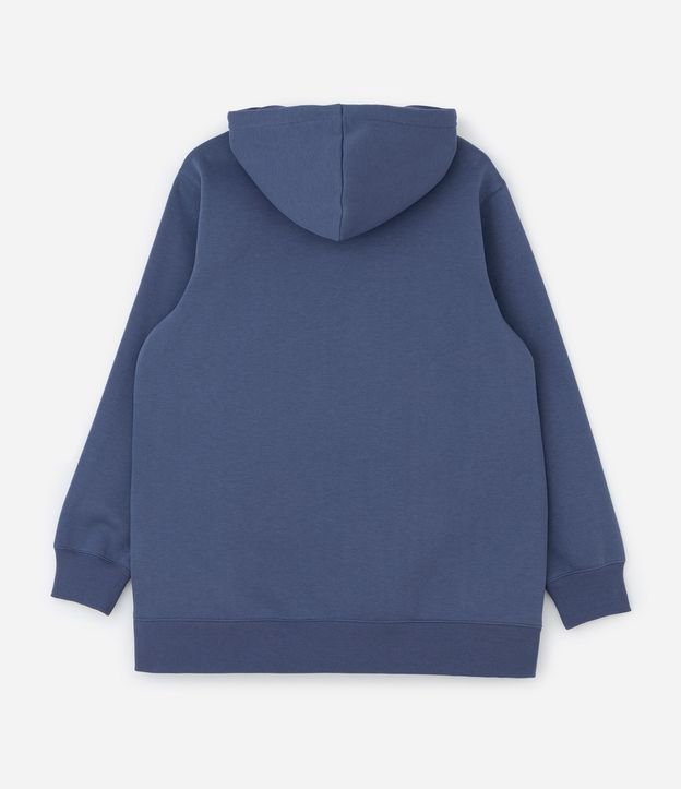 Saco Cerrado Deportivo en Algodón con Felpa y Capucha Curve & Plus Size 6