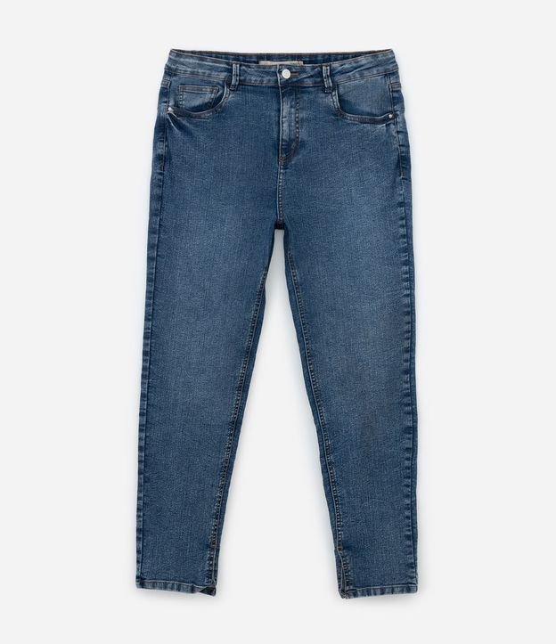 Pantalón Skinny en Jeans con Elastano y Abertura en el Ruedo 7
