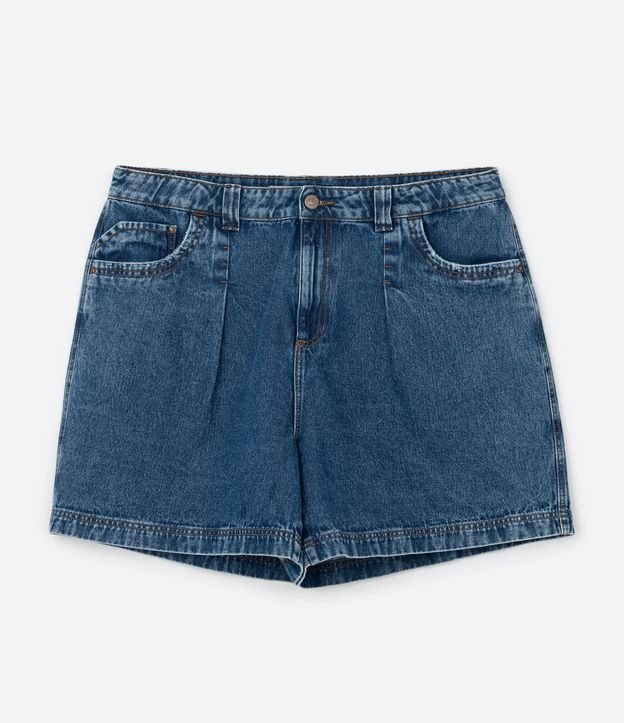 Short Jeans con Ruedo Largo Curve & Plus Size 5