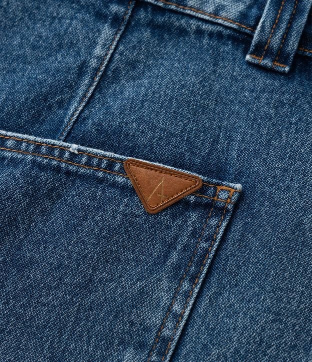 Short Jeans con Ruedo Largo Curve & Plus Size 8