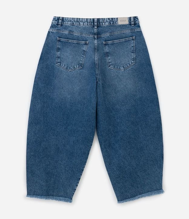 Pantalón de Jean Barrel con Terminación Deshilachada Curve & Plus Size 7