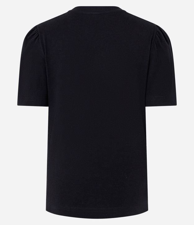 Blusa Slim en Algodón con Bordado Cereza y Manga Abullonada 7