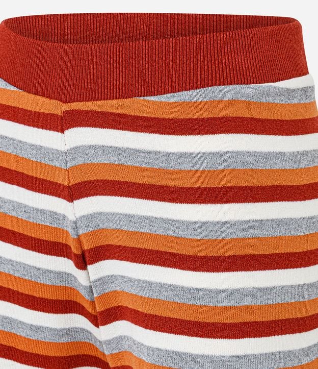 Short Regular en Punto con Estampado de Rayas 7