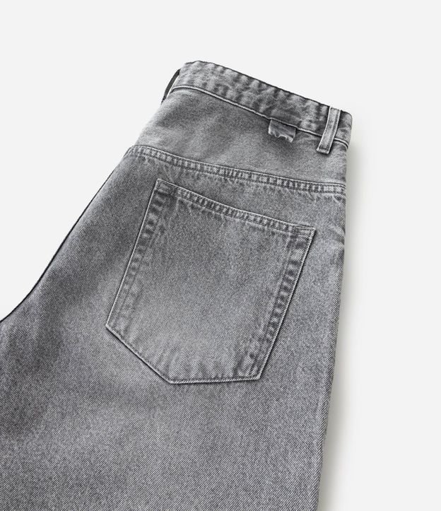 Bermuda Baggy en Jeans con Detalles de Costura 8