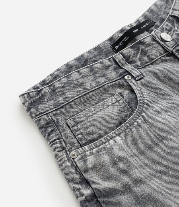 Bermuda Baggy en Jeans con Detalles de Costura 9