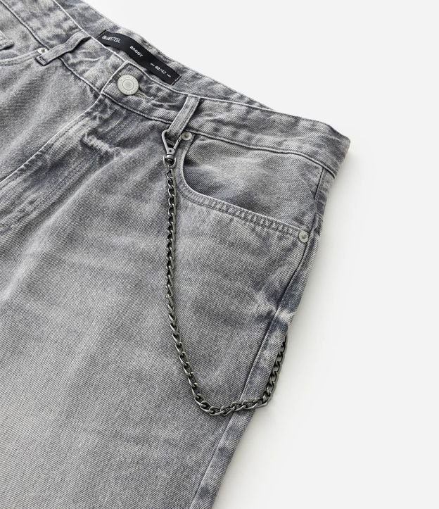 Bermuda Baggy en Jeans con Detalles de Costura 10
