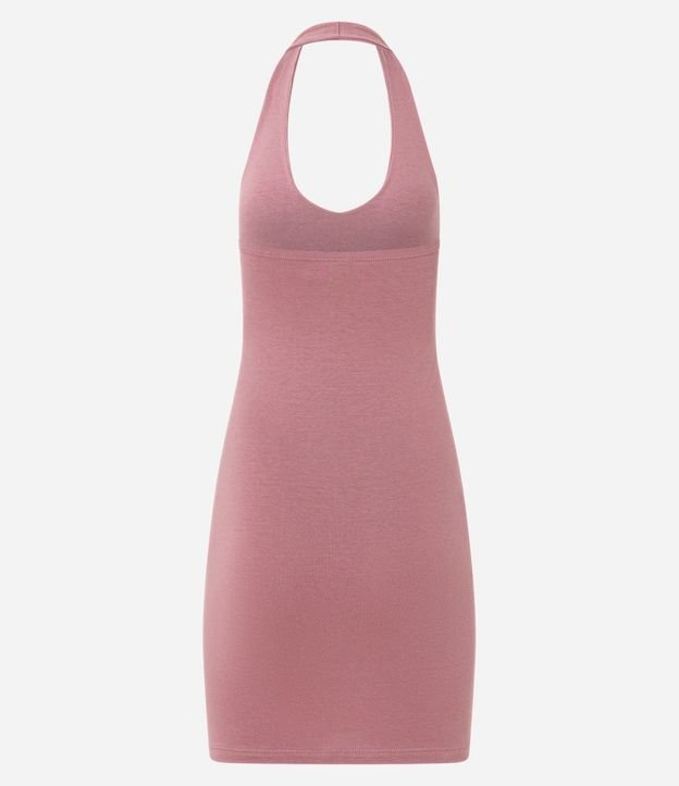 Vestido Corto en Algodón en Frente Unica 10