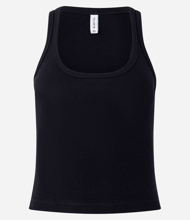 Blusa en Rib con Escote Quadrado 2